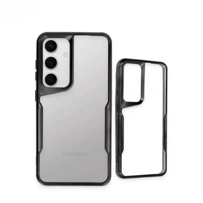 Samsung Galaxy S25 Kılıf Boyi Silikon Kapak - Siyah