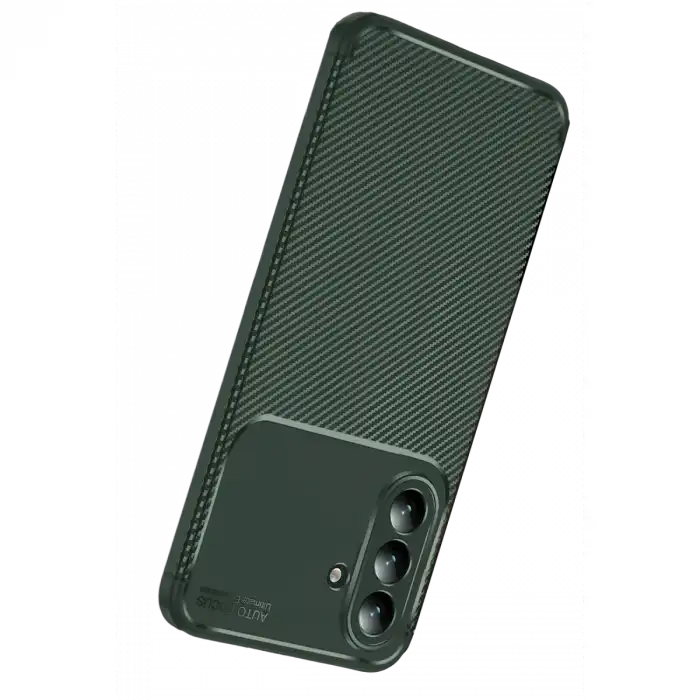 Samsung Galaxy S26 Auto Focus Karbon Kapak - Koyu Yeşil