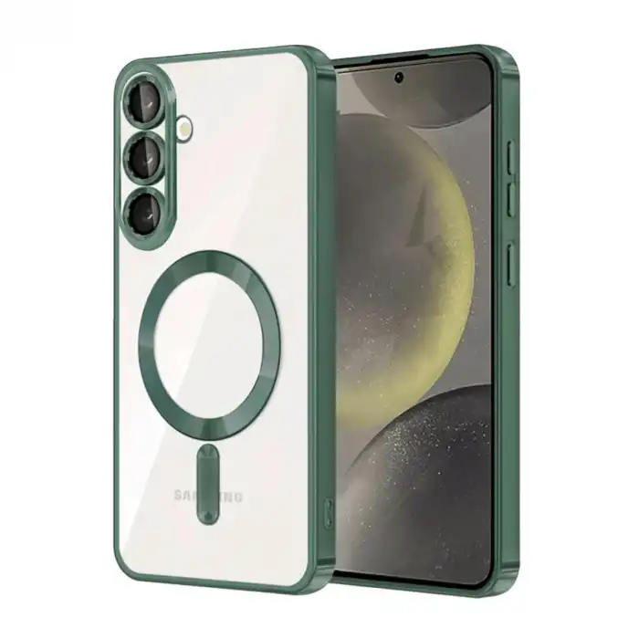 Samsung Galaxy S26 Kross Magneticsafe Kapak - Koyu Yeşil