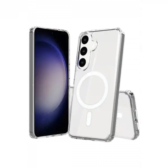 Samsung Galaxy S26 Plus Magneticsafe Şeffaf Silikon - Şeffaf