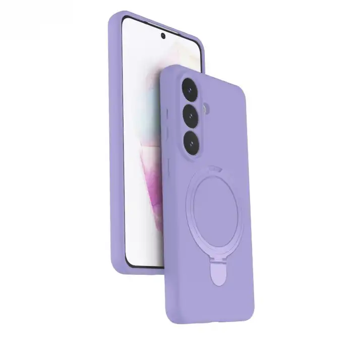 Samsung Galaxy S26 Plus Regal Magsafe Standlı Kapak - Lila