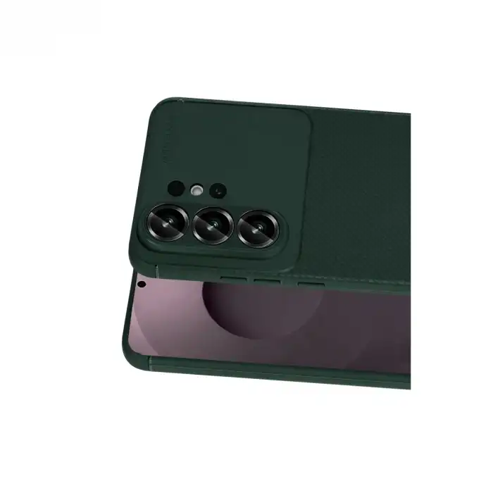 Samsung Galaxy S26 Ultra Auto Focus Karbon Kapak - Koyu Yeşil