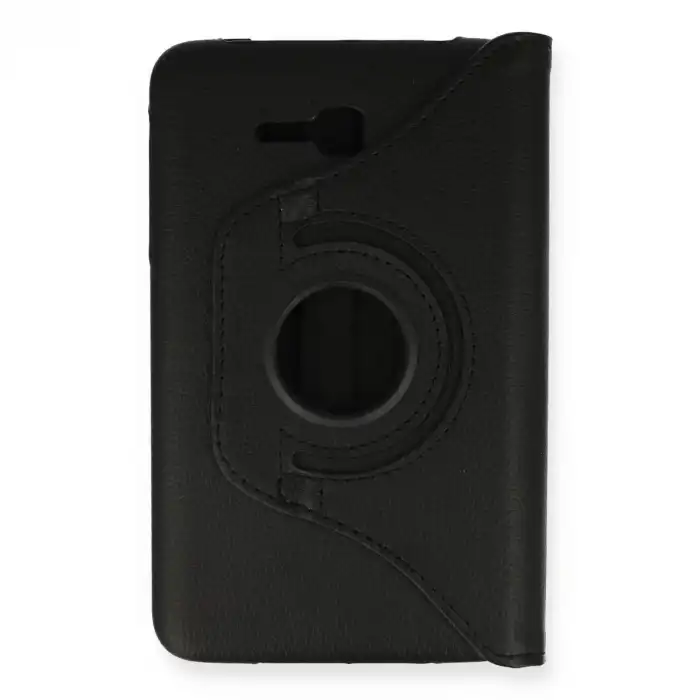 Samsung Galaxy T110 / T113 Tab 3 Lite 7 Kılıf 360 Tablet Deri Kılıf - Siyah
