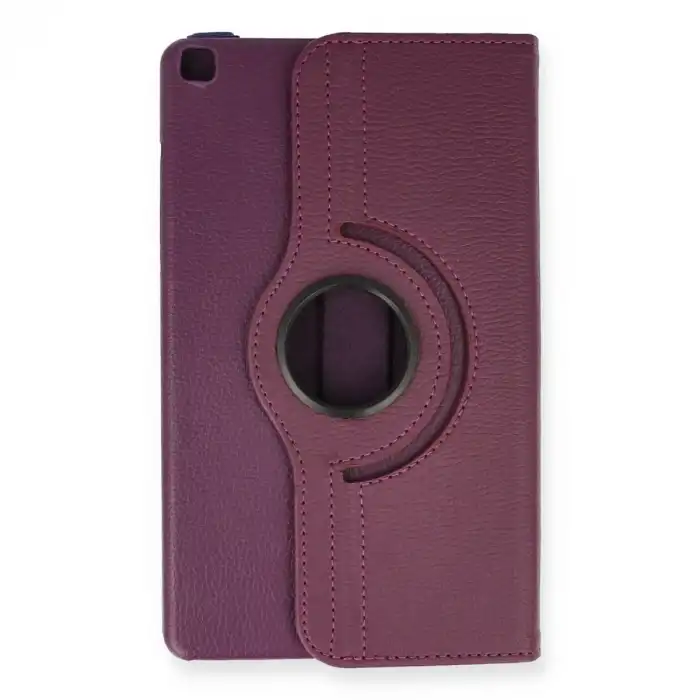 Samsung Galaxy T290 Tab A 8 Kılıf 360 Tablet Deri Kılıf - Mürdüm