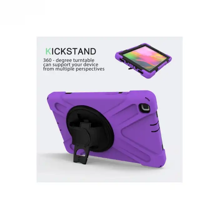 Samsung Galaxy T290 Tab A 8 Kılıf Amazing Tablet Kapak - Mor