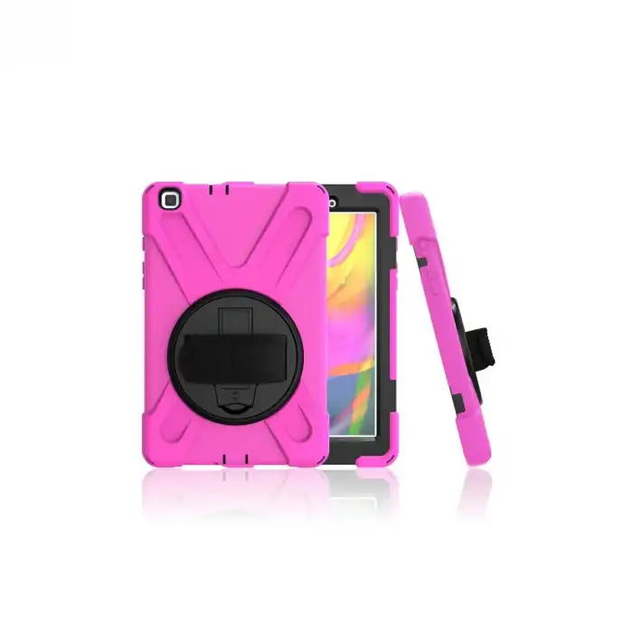 Samsung Galaxy T290 Tab A 8 Kılıf Amazing Tablet Kapak - Pembe