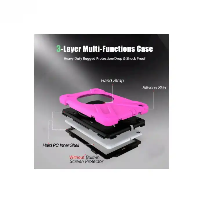 Samsung Galaxy T290 Tab A 8 Kılıf Amazing Tablet Kapak - Pembe