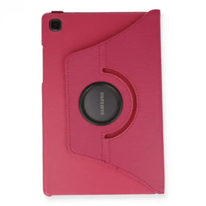 Samsung Galaxy T500 Tab A7 10.4 Kılıf 360 Tablet Deri Kılıf - Pembe