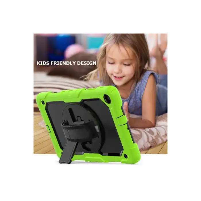 Samsung Galaxy T510 Tab A 10.1 Kılıf Pars Tablet Kapak - Yeşil