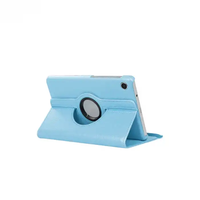 Samsung Galaxy Tab A11 360 Tablet Deri Kılıf - Turkuaz