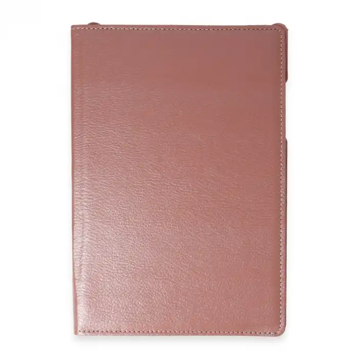 Samsung Galaxy X200 Tab A8 10.5 Kılıf 360 Tablet Deri Kılıf - Rose Gold