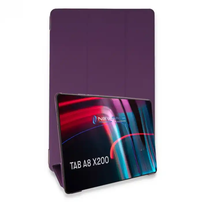 Samsung Galaxy X200 Tab A8 10.5 Kılıf Tablet Smart Kılıf - Mor
