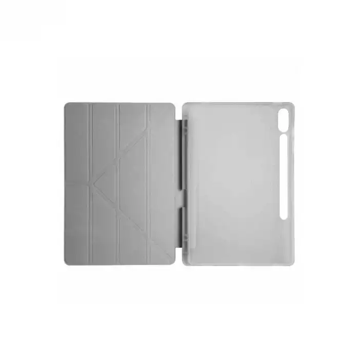 Samsung Galaxy X610 Tab S9 Fe Plus 12.4 Kılıf Kalemlikli Mars Tablet Kılıfı - Koyu Gri