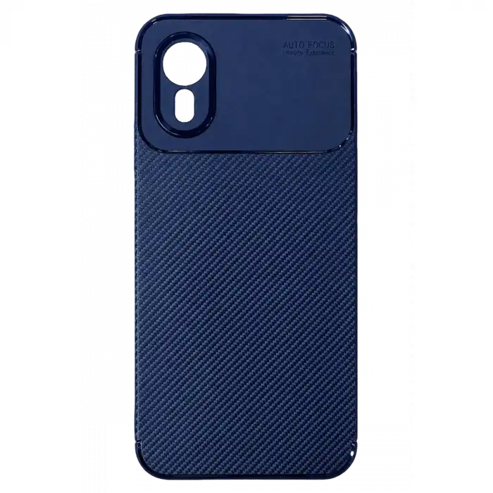 Samsung Galaxy Xcover 7 Kılıf Auto Focus Karbon Kapak - Lacivert