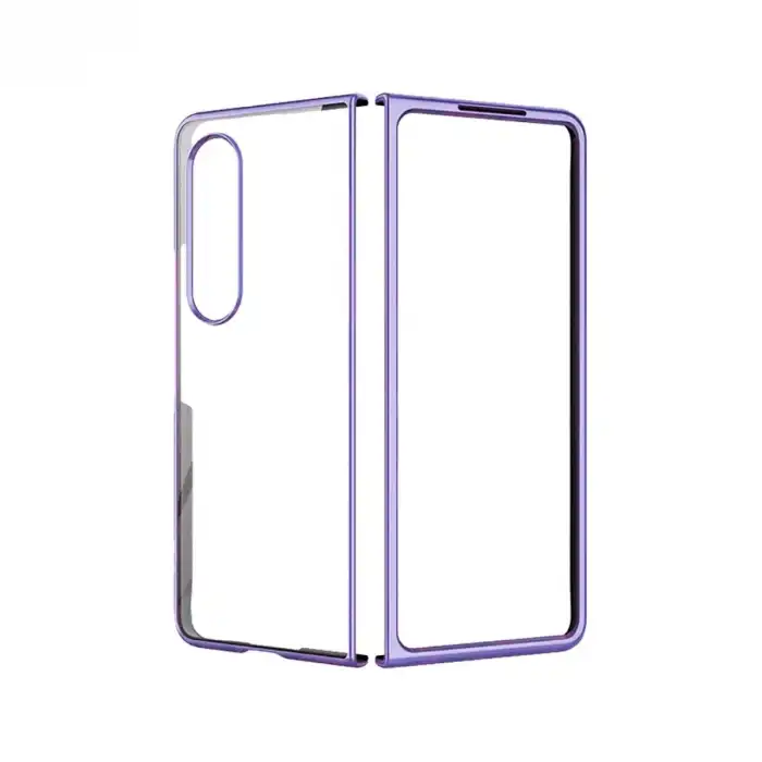 Samsung Galaxy Z Fold 4 Kılıf Fold Element Kapak - Mor