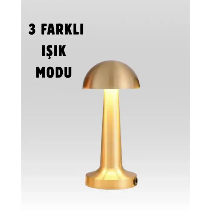 Şarjlı Dimmerli LED Masa Lambası – 4-8 Saat Aydınlatma Yeni Nesil