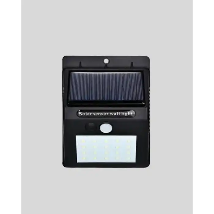Sensörlü, Güneş Enerjili LED Duvar Lambası Bahçe ve Balkon Aydınlatma