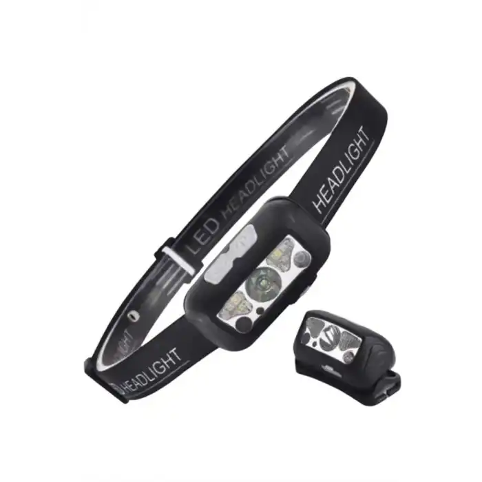 Sensörlü Şarjlı Type-c Şarj Işıklı Kafa Lambası Kamp Lambası