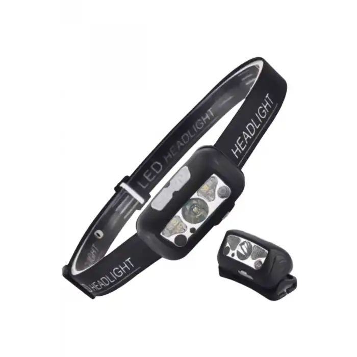 Sensörlü Şarjlı Type-c Şarj Işıklı Kafa Lambası Kamp Lambası