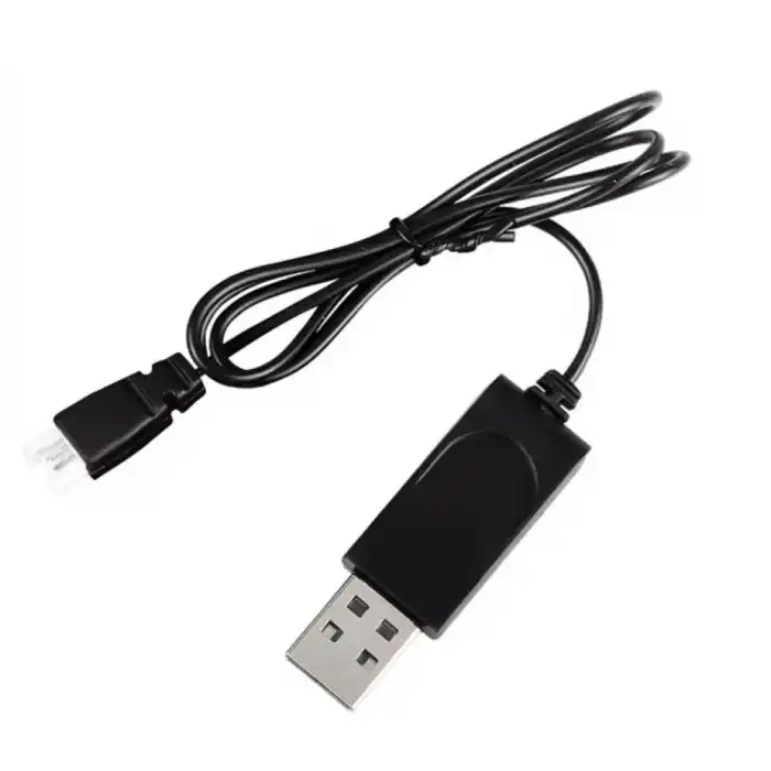 Sertec 3.7v Li-ion 51005-2p Soket Drone Bataryası Usb Şarj Kablosu