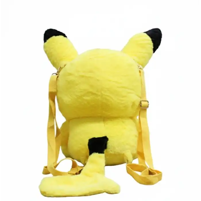 Sevimli Peluş Pikachu Sırt Çantası Alk3004