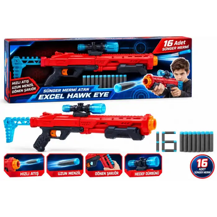 SİLAH ATAN EXCEL HAWK EYE 16 MERMİL