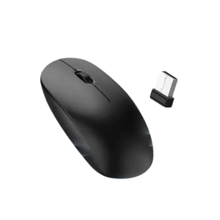Siyah Kablosuz Mouse Wireless Mouse Minimal Tasarım