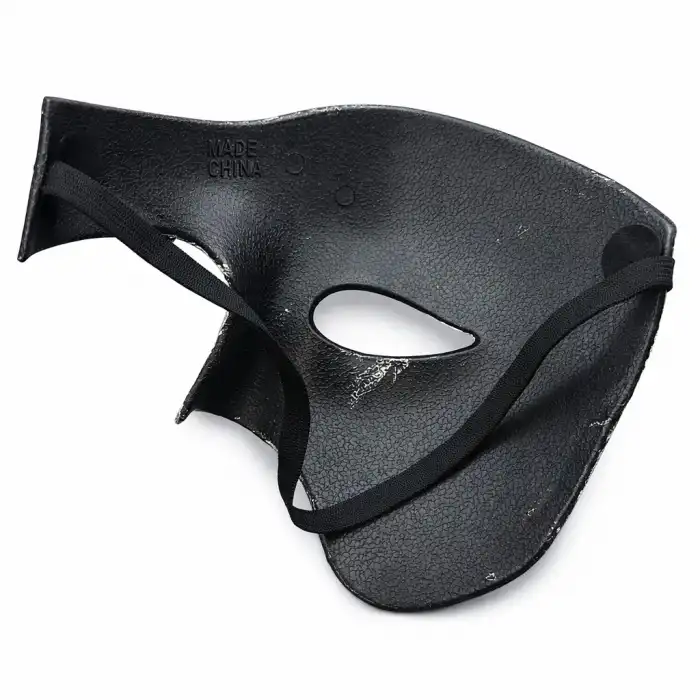 Siyah Yarım Erkek Maske – Phantom Parti  Balo Maskesi