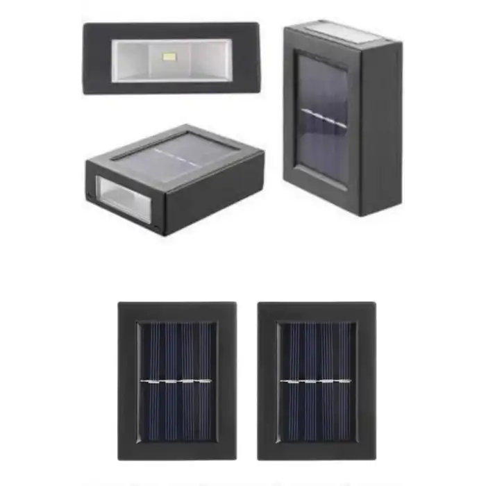 Solar Güneş Enerjili Çift Taraflı Duvar Lambası Çift Taraflı Duvar Lamba Güneş Enerjili