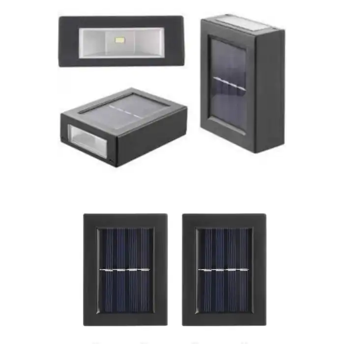 Solar Güneş Enerjili Çift Taraflı Duvar Lambası Çift Taraflı Duvar Lamba Güneş Enerjili