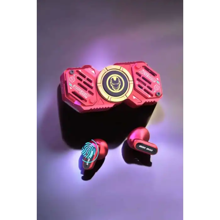 Stres Çarklı Bluetooth Kulaklık Kablosuz Kırmızı Yüksek Ses Kaliteli