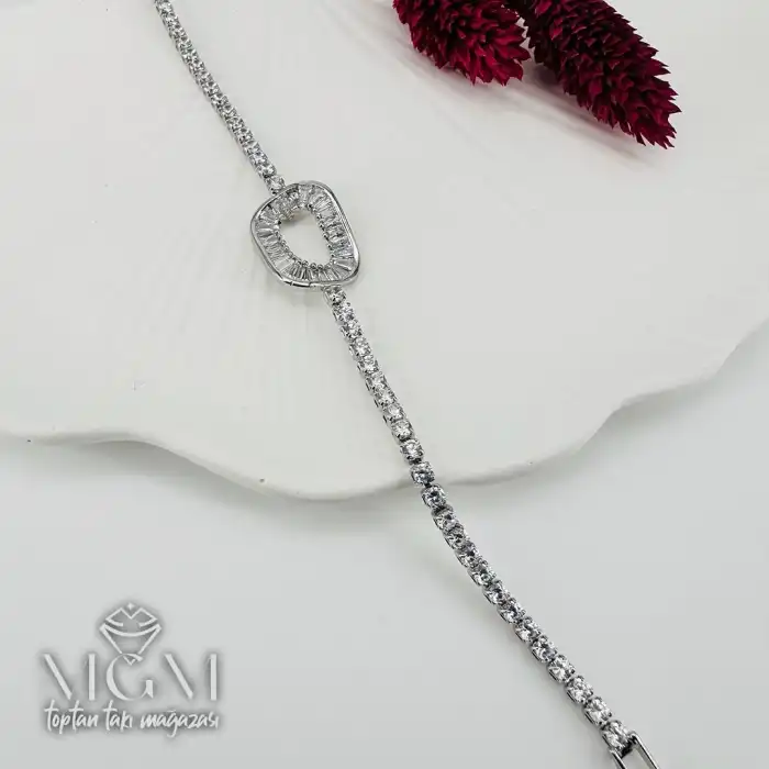 Su Yolu Baget Taşlı Bileklik
