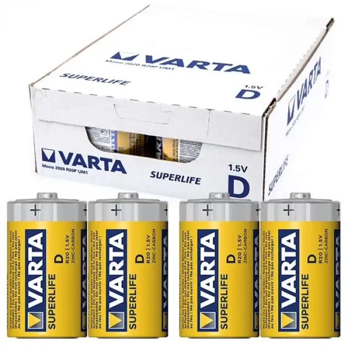 Superlife Çinko Büyük D Boy Pil 24lü Paket