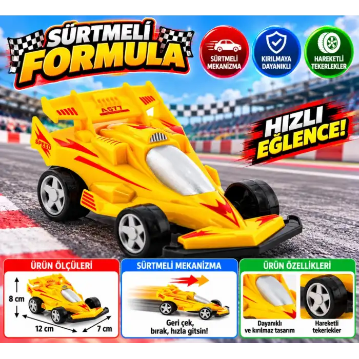 Sürtmeli Kırılmaz Sarı Formula