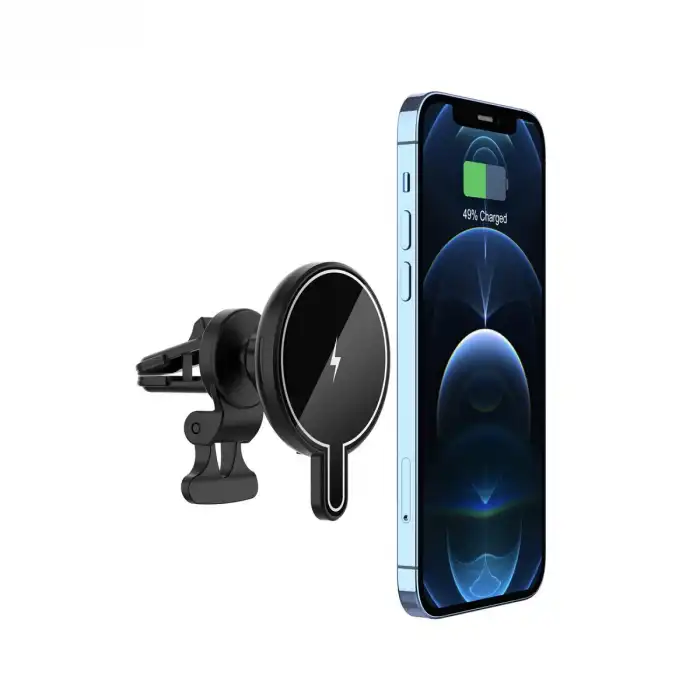 T9 15w Magsafe Araç Tutucu - Siyah
