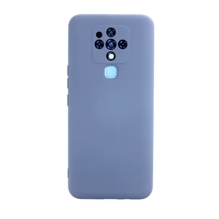 Tecno Camon 16 Kılıf Nano İçi Kadife Silikon - Gri
