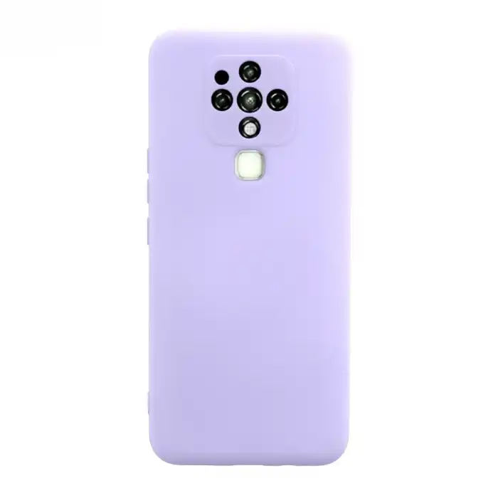 Tecno Camon 16 Kılıf Nano İçi Kadife Silikon - Lila