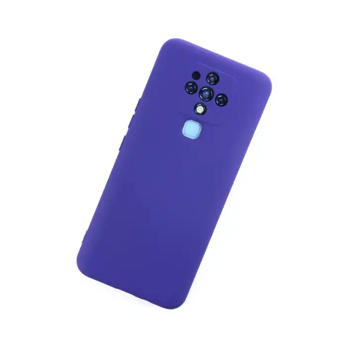 Tecno Camon 16 Kılıf Nano İçi Kadife Silikon - Mor