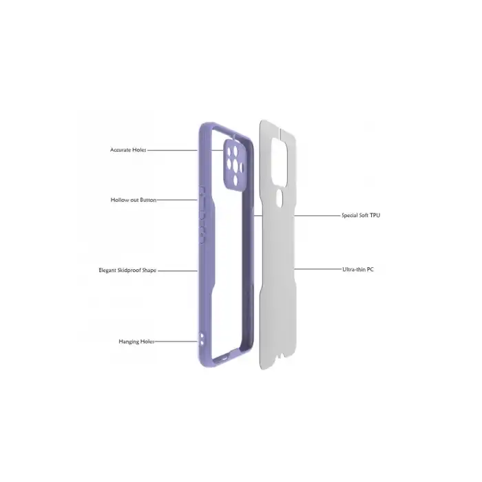 Tecno Camon 16 Kılıf Platin Silikon - Pembe