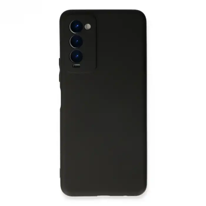 Tecno Camon 18 Kılıf First Silikon - Siyah