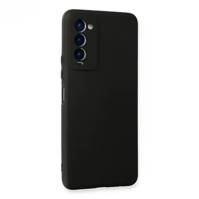 Tecno Camon 18 Kılıf First Silikon - Siyah