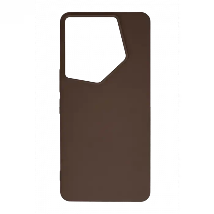 Tecno Camon 20 Pro 5g Kılıf First Silikon - Kahverengi