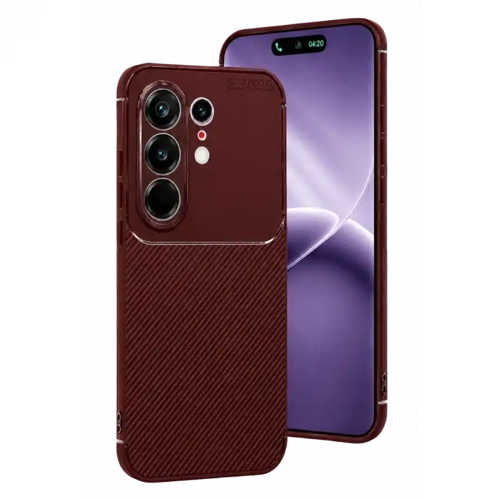 Tecno Camon 50 Pro 5g Auto Focus Karbon Kapak - Bordo