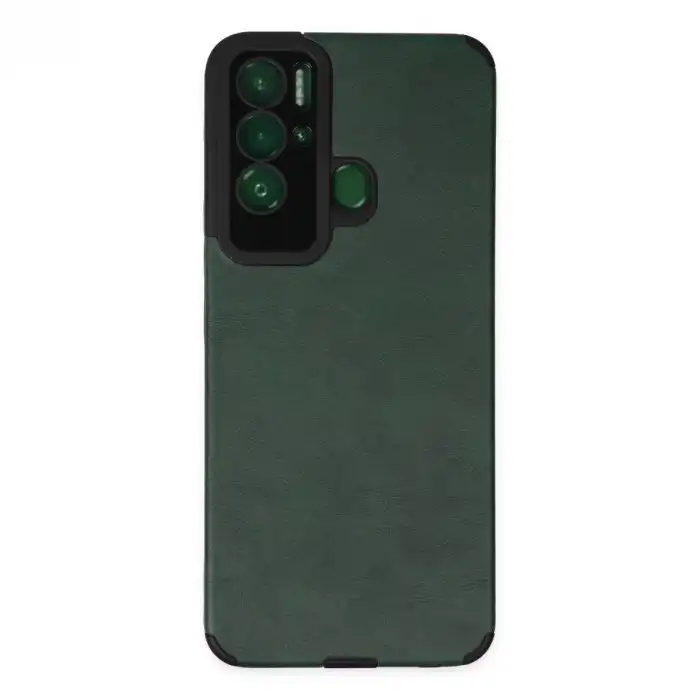 Tecno Pova Neo Kılıf Loop Deri Silikon - Yeşil