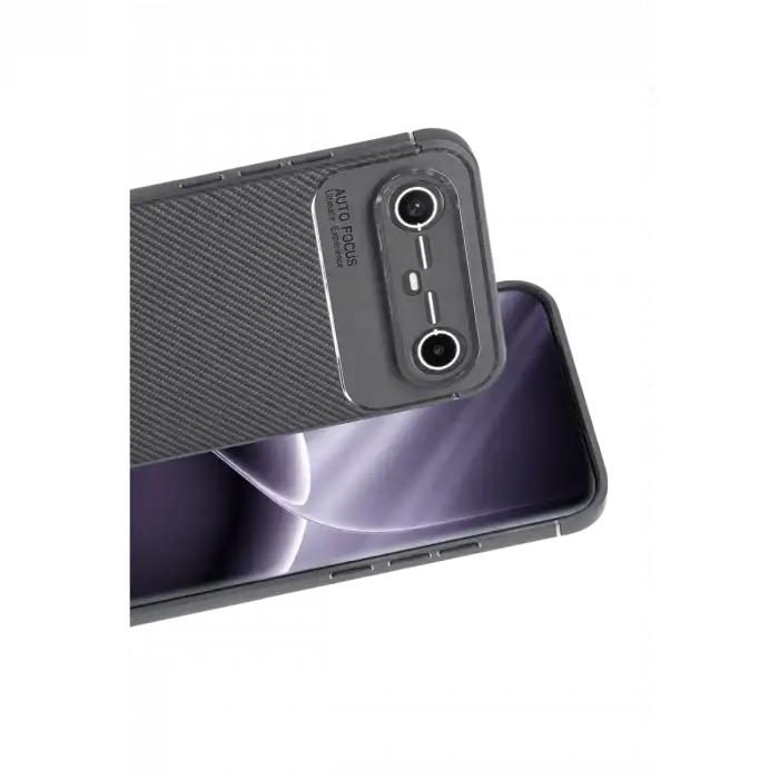 Tecno Spark Slim 5g Auto Focus Karbon Kapak - Gri