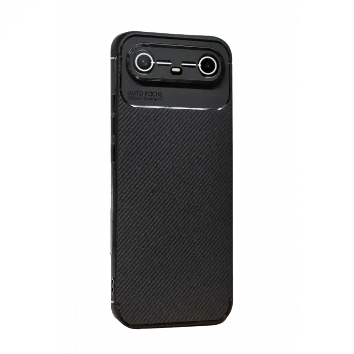 Tecno Spark Slim 5g Auto Focus Karbon Kapak - Siyah