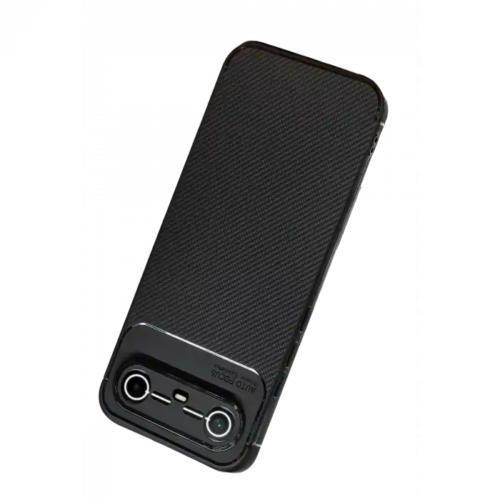 Tecno Spark Slim 5g Auto Focus Karbon Kapak - Siyah