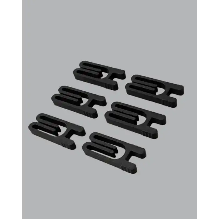 Tekrar Kullanılabilir Poşet Mandalı Siyah 6’lı Set