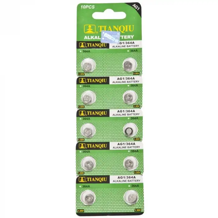 TıanQıu Ag1 Lr621/364 Alkalin 10lu Düğme Pil