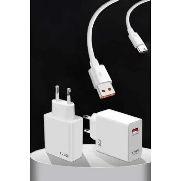 Type-C 120W Şarj Aleti Hızlı Şarj Turbo